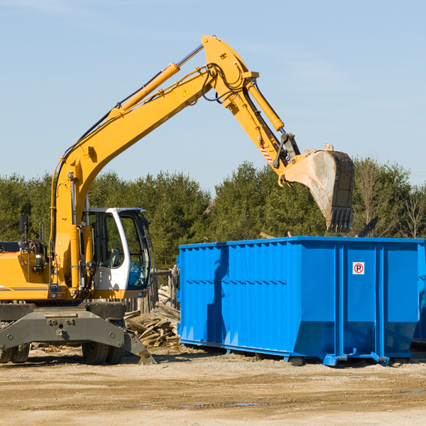 how does a residential dumpster rental service work in Shushan